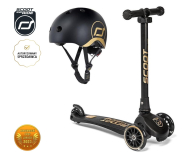 Scoot & Ride Highwaykick 3 LED Hulajnoga Balansowa + Kask XXS-S Gold - 1218387 - zdjęcie 2